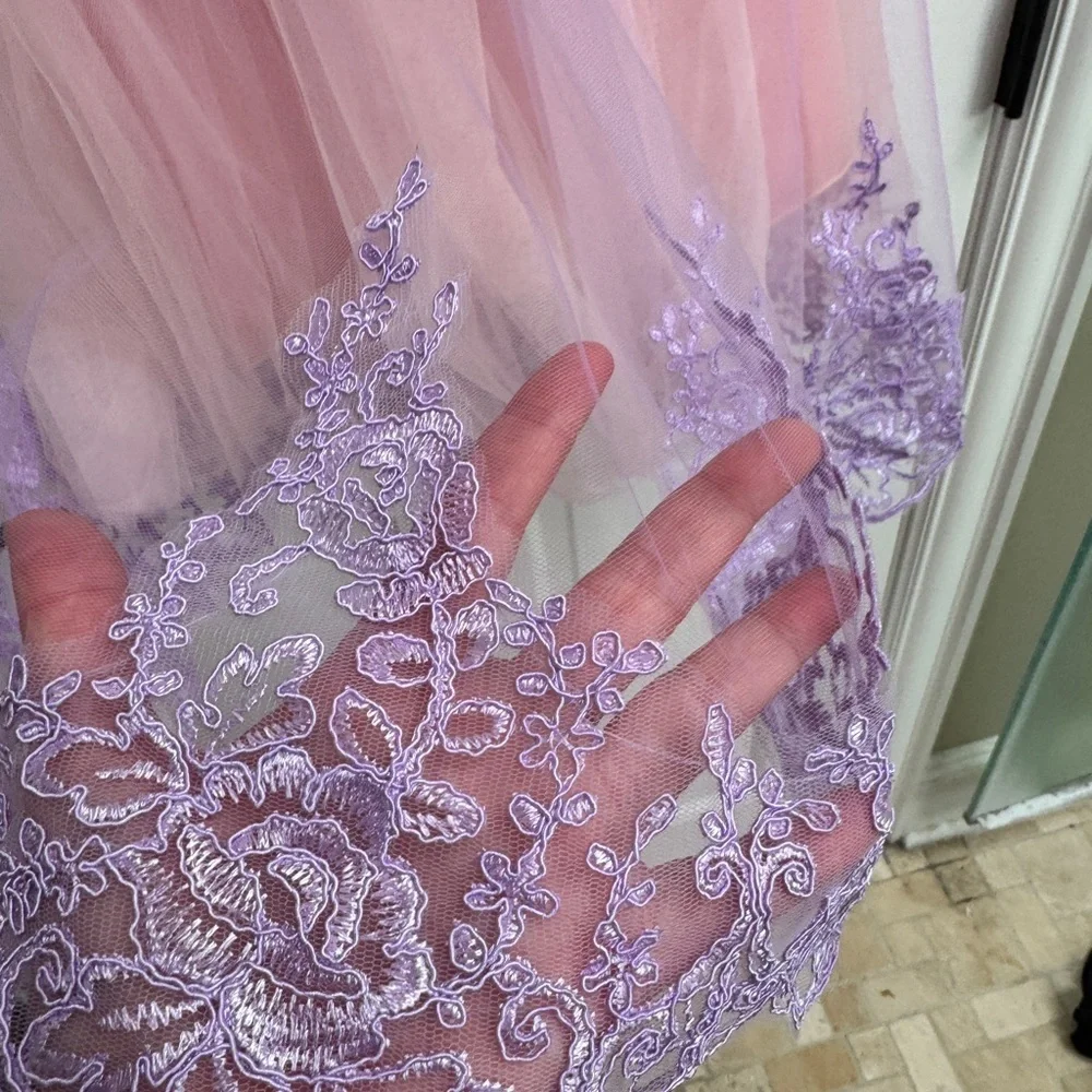 NWOT CUSTOM MADE GIrls Size Rapunzel Inspired 6 Kids Costume Pretend Play Dress
